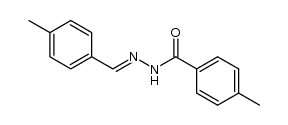 N'-(4-methylbenzylidene)-4-methylbenzohydrazide Structure