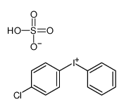 (4-chlorophenyl)-phenyliodanium,hydrogen sulfate Structure