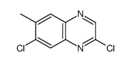 2,7-Dichloro-6-methylquinoxaline Structure