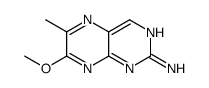 2-Pteridinamine,7-methoxy-6-methyl-(9CI) Structure