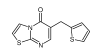 6-(噻吩-2-甲基)-5H-噻唑并[3,2-a]嘧啶-5-酮结构式