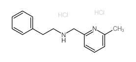 N-[(6-Methylpyridin-2-yl)methyl]-2-phenylethanamine dihydrochloride结构式