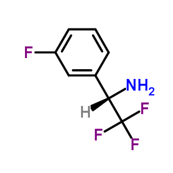 (S)-2,2,2-trifluoro-1-(3-fluorophenyl)ethanamine Structure