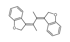 (3E,3'E)-3,3'-(butane-2,3-diylidene)bis(2,3-dihydrobenzofuran)结构式