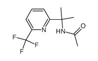 N-[1-methyl-1-(6-trifluoromethyl-pyridin-2-yl)-ethyl]-acetamide Structure