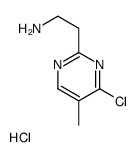 2-(4-chloro-5-methylpyrimidin-2-yl)ethanamine,hydrochloride Structure