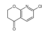 7-chloro-2,3-dihydropyrano[2,3-b]pyridin-4-one结构式
