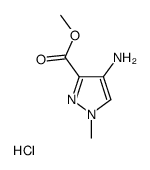 Methyl 4-amino-1-methyl-1H-pyrazole-3-carboxylate hydrochloride ( 1:1)结构式