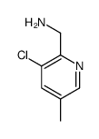 (3-chloro-5-methylpyridin-2-yl)methanamine Structure