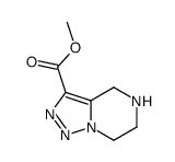 Methyl 4,5,6,7-tetrahydro-[1,2,3]triazolo[1,5-a]pyrazine-3-carboxylate structure