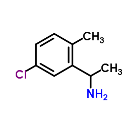 1-(5-Chloro-2-methylphenyl)ethanamine结构式