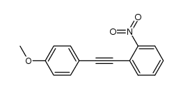 1-(2-(4-methoxyphenyl)ethynyl)-2-nitrobenzene Structure