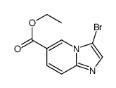 ethyl 3-bromoimidazo[1,2-a]pyridine-6-carboxylate Structure