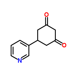 5-(pyridin-3-yl)-1,3-cyclohexanedione Structure