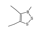 4,5-diethyl-3-methyl-1,2,3-dithiaborole结构式