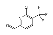 6-chloro-5-(trifluoromethyl)pyridine-2-carbaldehyde结构式