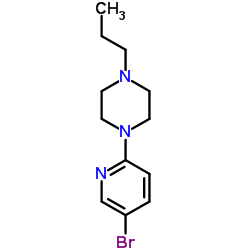1-(5-Bromo-2-pyridinyl)-4-propylpiperazine Structure