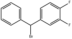 4-(bromo(phenyl)methyl)-1,2-difluorobenzene结构式