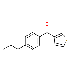 4-N-PROPYLPHENYL-(3-THIENYL)METHANOL Structure