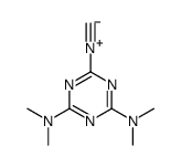 6-isocyano-2-N,2-N,4-N,4-N-tetramethyl-1,3,5-triazine-2,4-diamine Structure