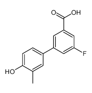3-fluoro-5-(4-hydroxy-3-methylphenyl)benzoic acid Structure