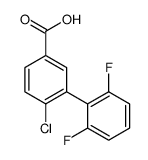 4-chloro-3-(2,6-difluorophenyl)benzoic acid Structure