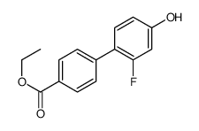 ethyl 4-(2-fluoro-4-hydroxyphenyl)benzoate结构式