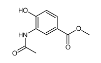methyl 3-(N-acetyl)amino-4-hydroxybenzoate Structure