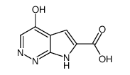 4-hydroxy-7H-pyrrolo[2,3-c]pyridazine-6-carboxylic acid Structure