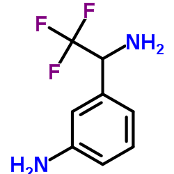 3-(1-Amino-2,2,2-trifluoroethyl)aniline结构式