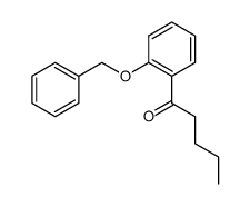 o-(benzyloxy)valerophenone结构式