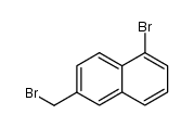 5-bromo-2-naphthalenylmethyl bromide Structure