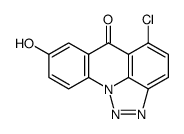 5-chloro-8-hydroxy-6H-ν-triazolo[4,5,1-de]acridin-6-one Structure