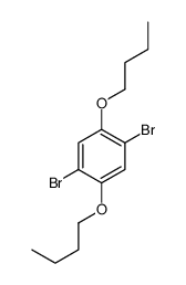 1,4-DIBROMO-2,5-DI(BUTOXY)BENZENE Structure
