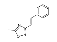 (E)-3-styryl-5-methyl-1,2,4-oxadiazole结构式