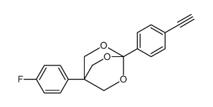 2,6,7-Trioxabicyclo(2.2.2)octane, 1-(4-ethynylphenyl)-4-(4-fluoropheny l)- picture
