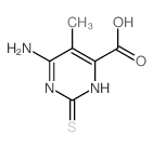 4-Pyrimidinecarboxylicacid, 6-amino-1,2-dihydro-5-methyl-2-thioxo- picture