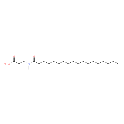N-methyl-N-(1-oxooctadecyl)-beta-alanine结构式