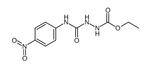 N-{[(4-nitrophenyl)carbamoyl]amino}ethoxyformamide结构式