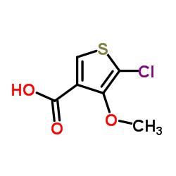 5-Chloro-4-methoxy-3-thiophenecarboxylic acid Structure