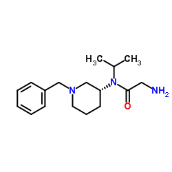 N-[(3R)-1-Benzyl-3-piperidinyl]-N-isopropylglycinamide Structure