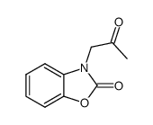 3-(2-oxo-propyl)-3H-benzooxazol-2-one结构式