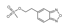 5-[2-(Methanesulfonyloxy)-ethyl]benzofurazan Structure