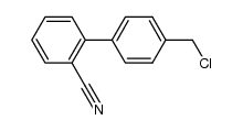 4-(2'-cyanophenyl)benzyl chloride结构式
