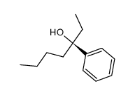 (R)-3-phenyl-3-heptanol Structure