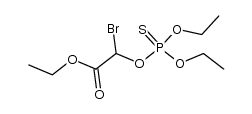 ethyl 2-bromo-2-((diethoxyphosphorothioyl)oxy)acetate Structure