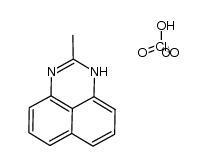 2-methyl-1H-perimidine perchlorate结构式