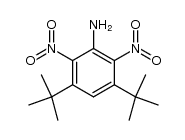 3,5-Di-t-butyl-2,6-dinitroanilin Structure