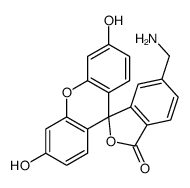 6-(aminomethyl)fluorescein结构式