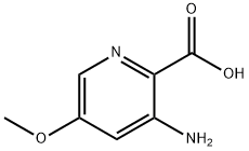 3-氨基-5-甲氧基吡啶甲酸结构式